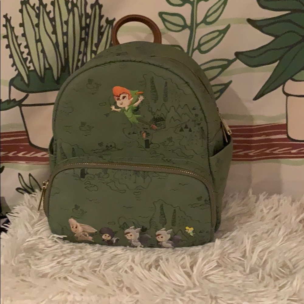 Loungefly embroidered Peter Pan mini backpack